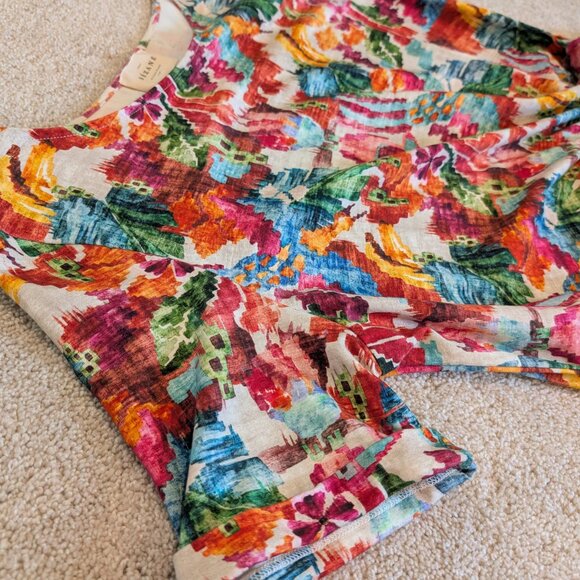 Sezane Floral Midi Dress - Multicolor - Picture 5 of 9